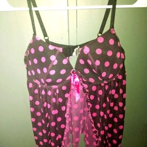 ***4 for $15*** Pink and black lingerie